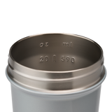 Silverline Green Strada Tritan odor-resistant shaker with locking lid.| Color#Silverline