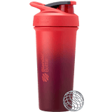Maroon and red gradient Strada Tritan odor-resistant shaker with locking lid.| Color#Sangria